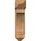 Ekena Millwork Imperial Arts and Crafts Rough Sawn Bracket w/ Offset Brace, Western Red Cedar, 8"W x 24"D x 32"H BKT0806X24X32IMP03RWR - alternate 4